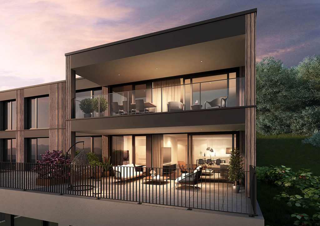 Balkon Visualisierung